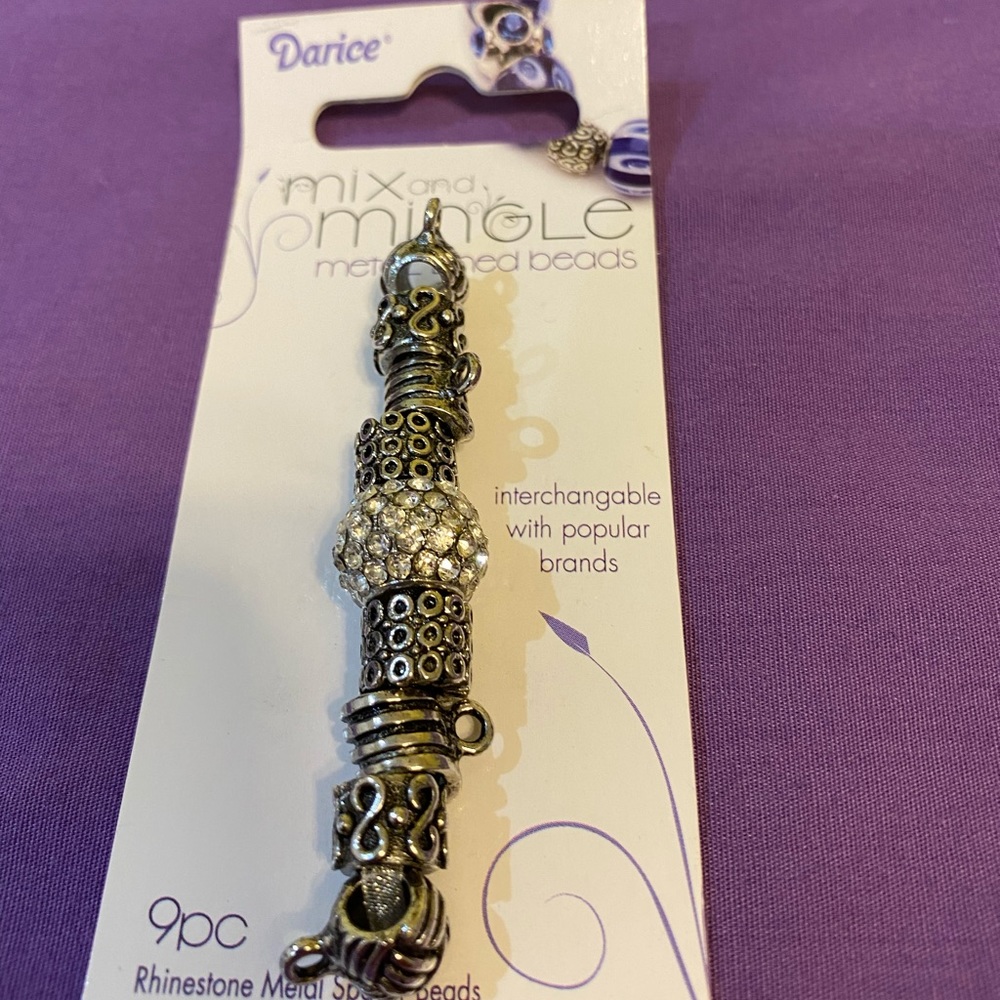 Darice Mix & Mingle 9 Piece Metal Charms